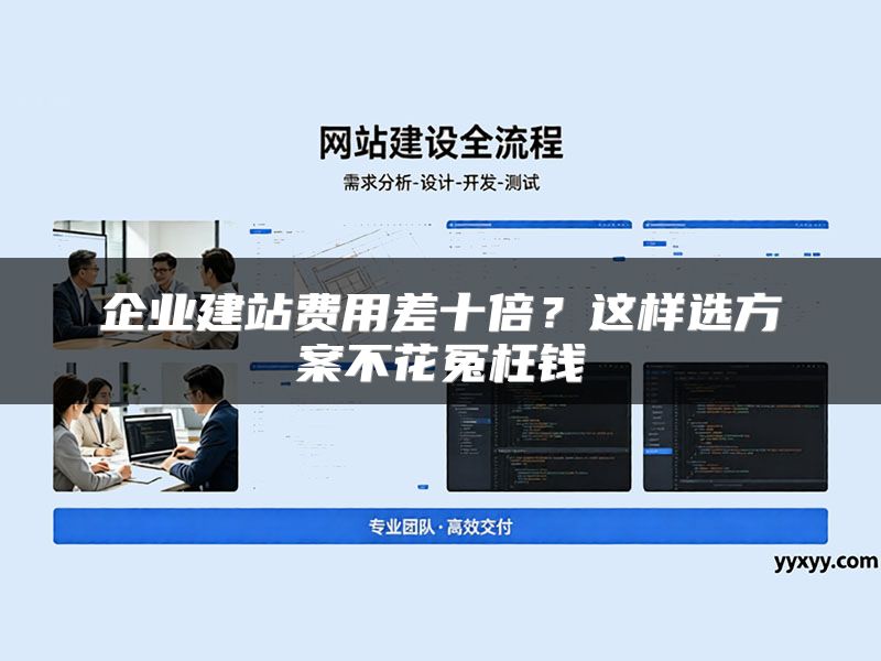 企业建站费用差十倍?这样选方案不花冤枉钱