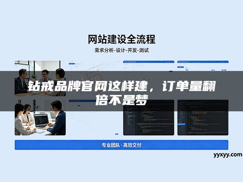 钻戒品牌官网这样建,订单量翻倍不是梦