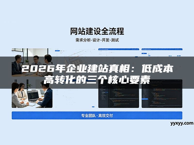 2026年企业建站真相：低成本高转化的三个核心要素