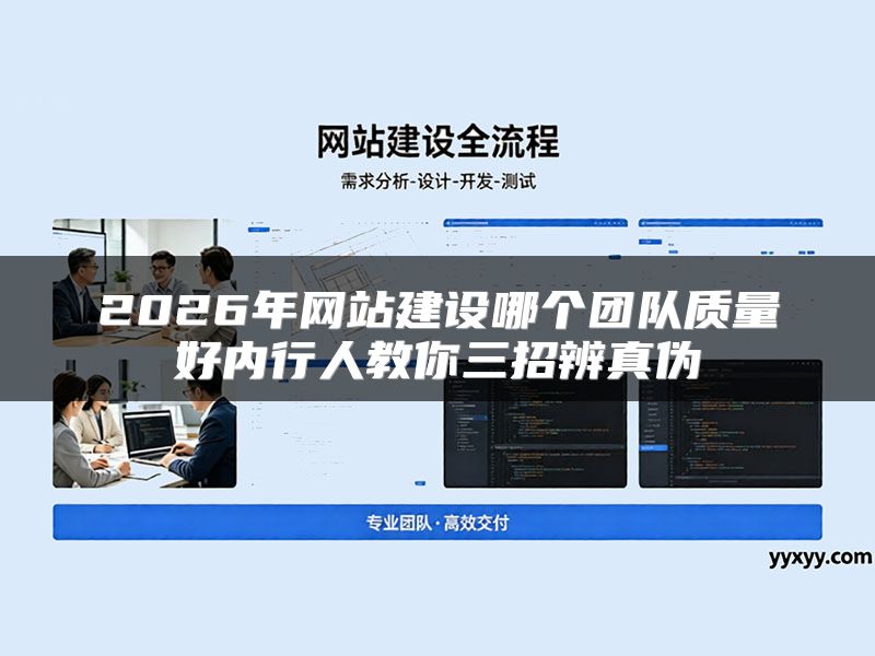2026年网站建设哪个团队质量好内行人教你三招辨真伪