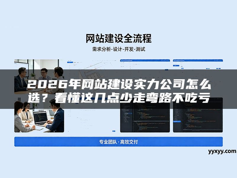 2026年网站建设实力公司怎么选?看懂这几点少走弯路不吃亏