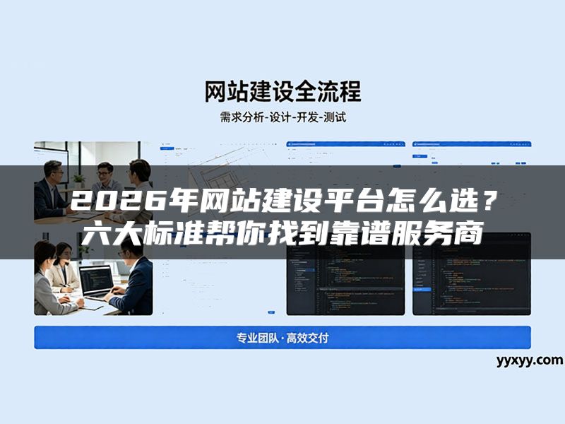 2026年网站建设平台怎么选?六大标准帮你找到靠谱服务商